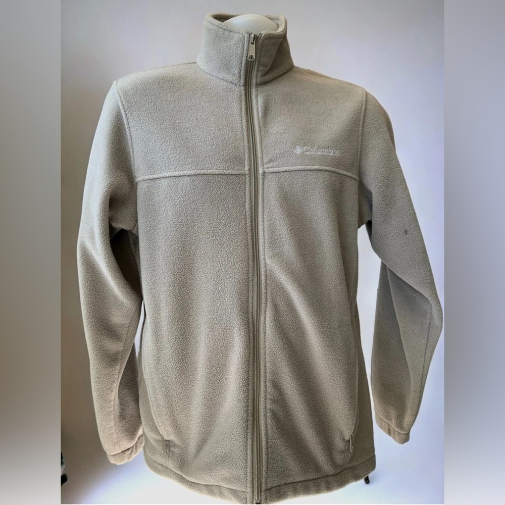 Columbia Olive Full-Zip Fleece Jacket